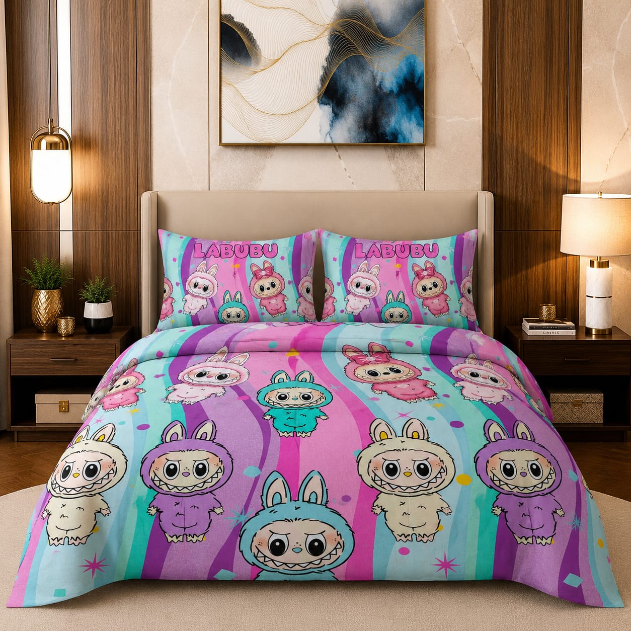 Labubu Bedsheet