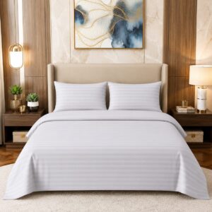 White  Stripe Bedsheet