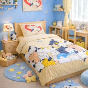 Cute Kitty Kids Bedsheet