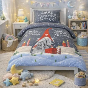 Snow Gnome Kids Bedsheet