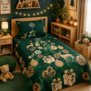 Christmas Deer Bedsheet