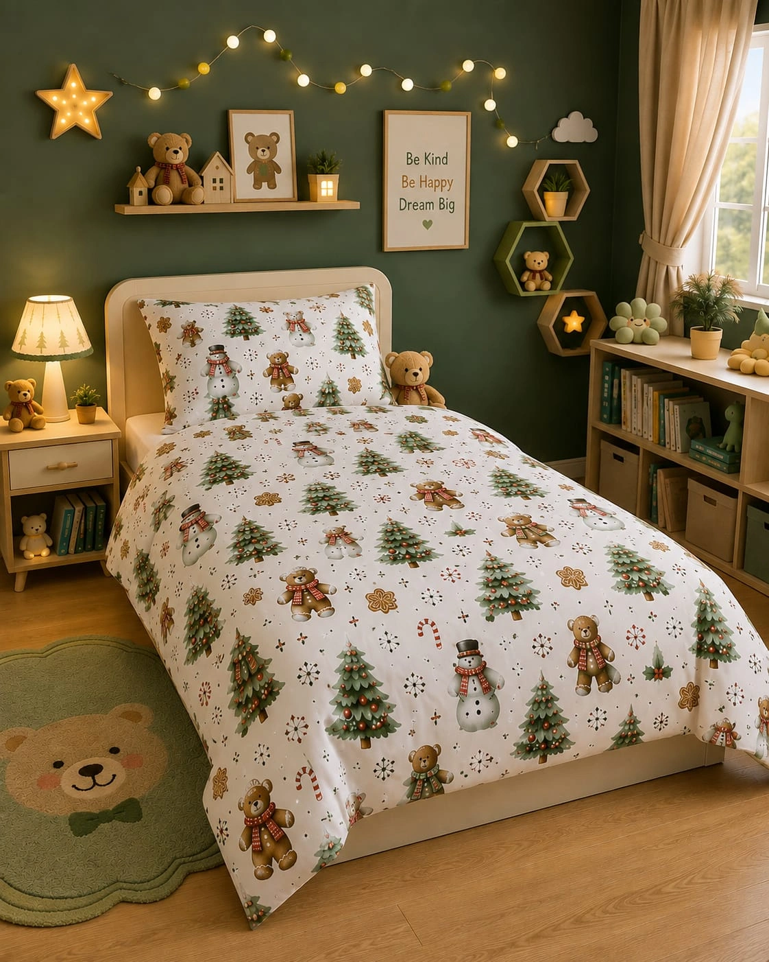 Christmas Snowman Bedsheet