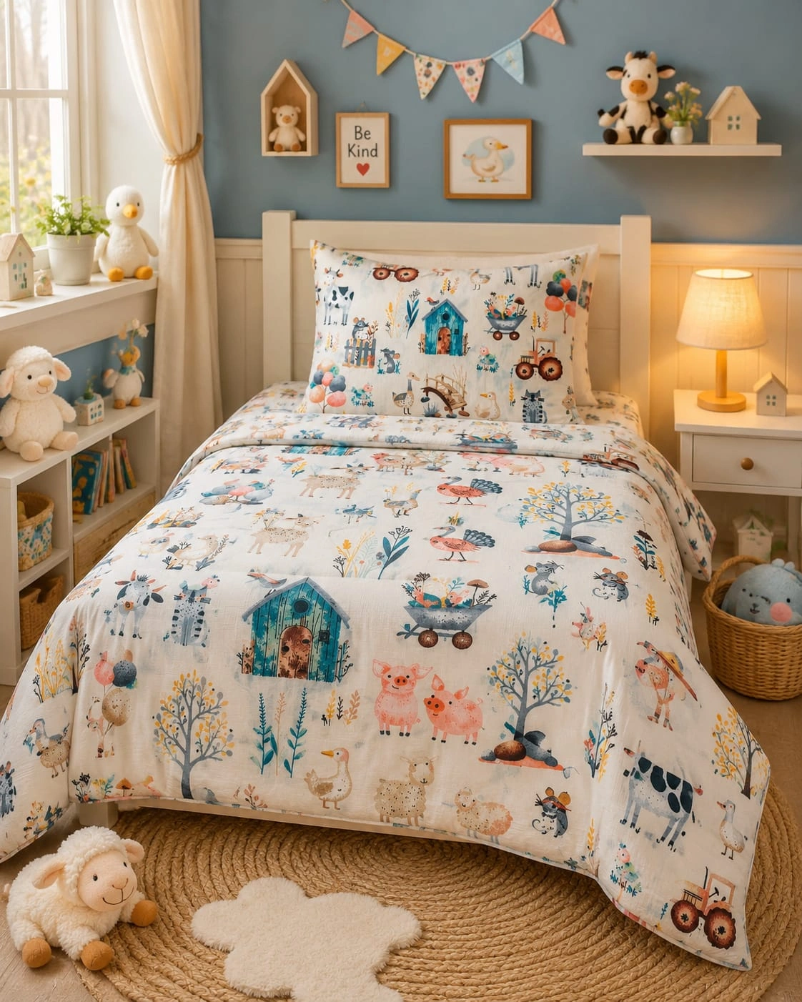 Farm Animals Bedsheet