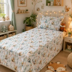 Woodland Fox Bedsheet