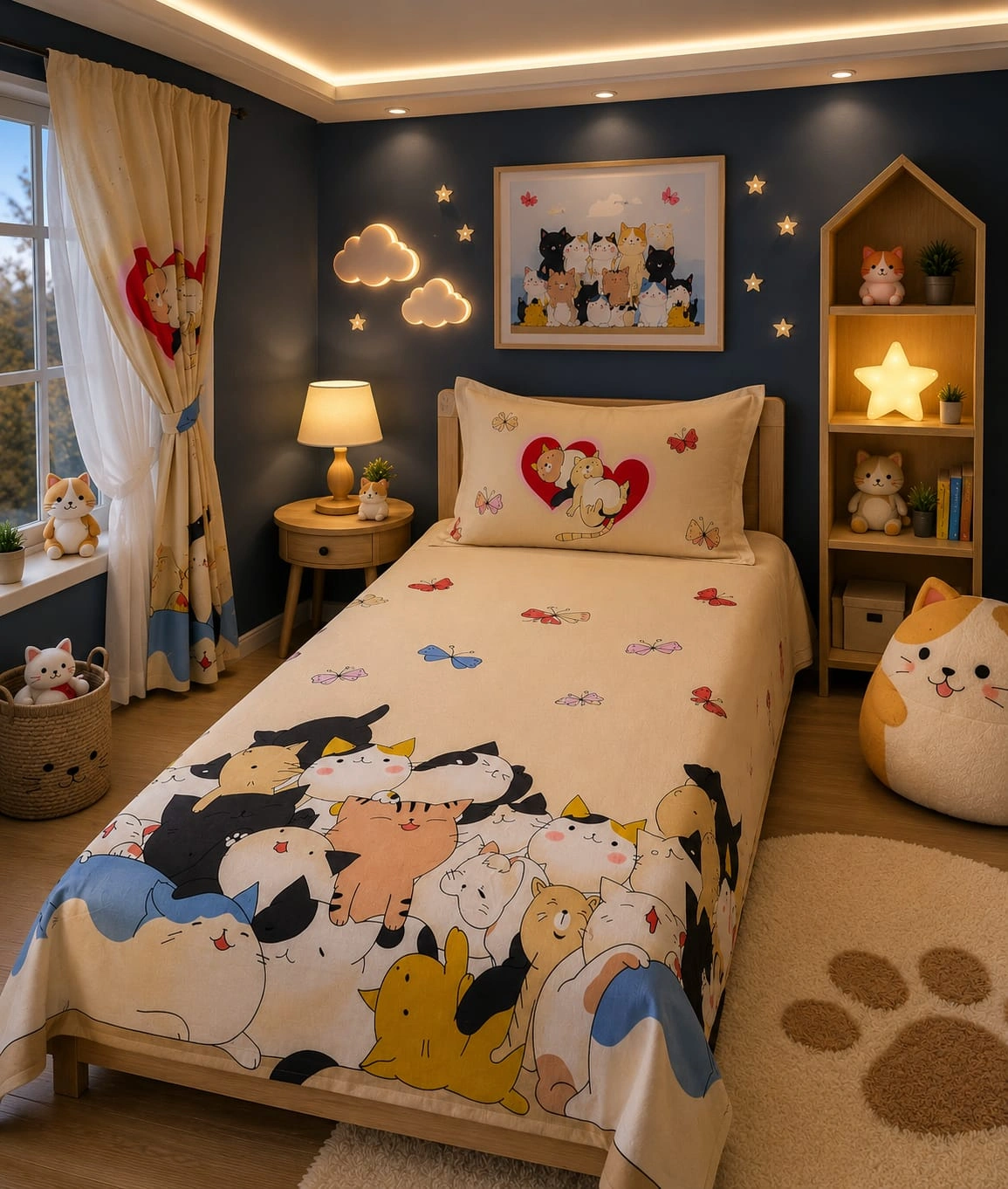Kitten Squad Bedsheet